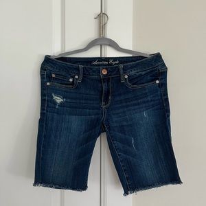 american eagle denim bermuda shorts